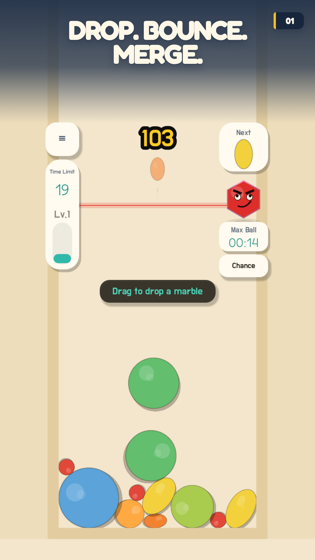 Quirky Ball Kernspiel